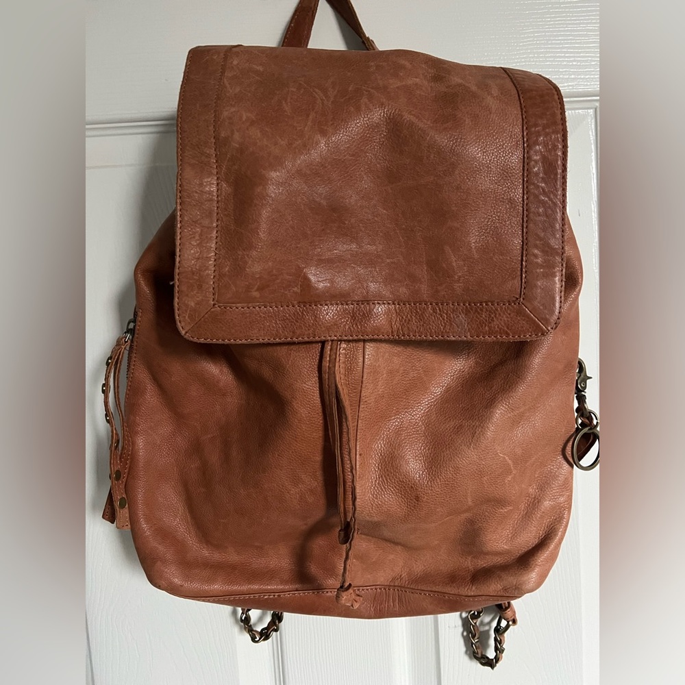 Frye leather backpack